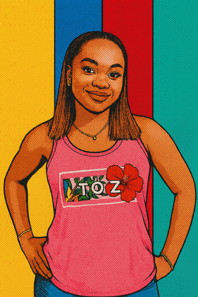 T shirt Aloha rose TOZ